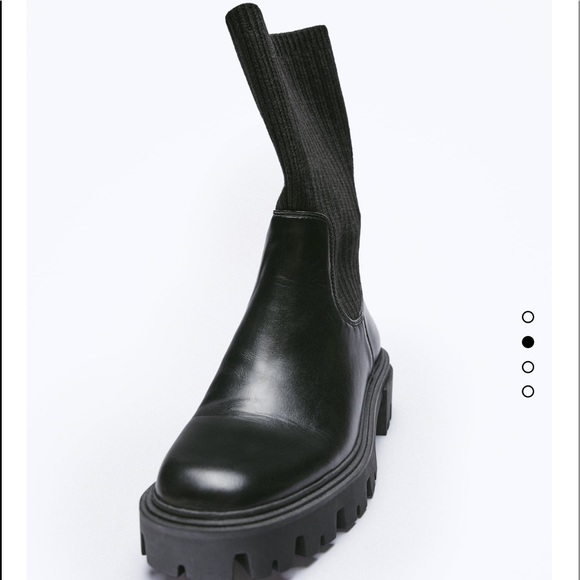 Zara sock style ankle boots - Picture 3 of 10